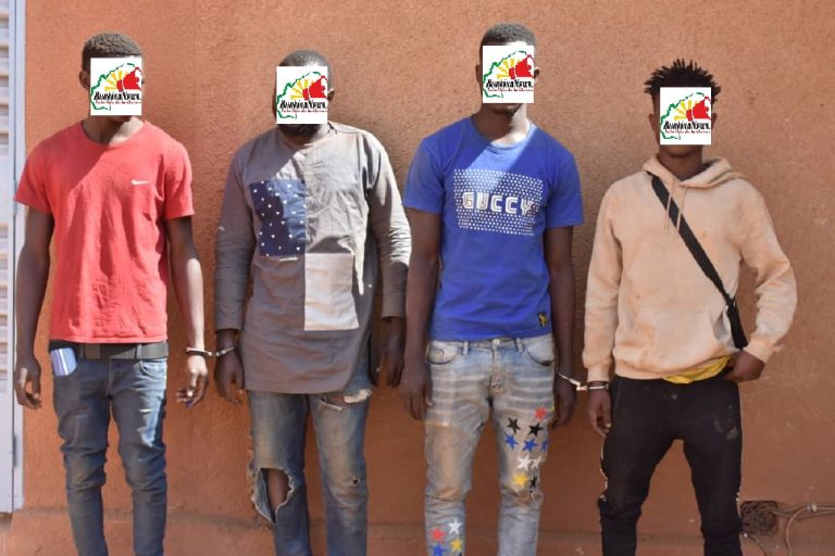 Ouaga : 4 présumés délinquants aux arrêts !
