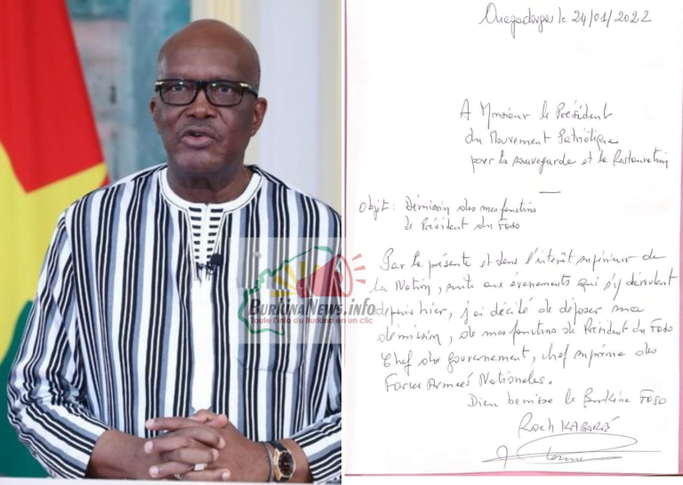 Roch Marc Kaboré : « Dans l’intérêt supérieur de la Nation, j’ai décidé de déposer ma démission »