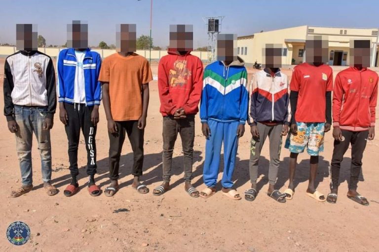 Ouagadougou : 8 présumés malfrats arrêtés par la Police nationale