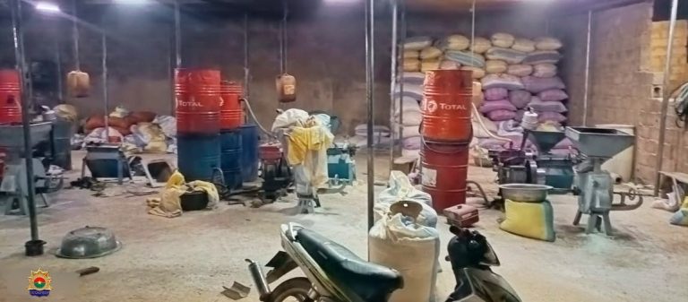 Interdiction d’exportation des céréales : la Brigade ville de Gendarmerie de Yagma démantèle un réseau illégal de production, de conditionnement et d’exportation de farine de maïs